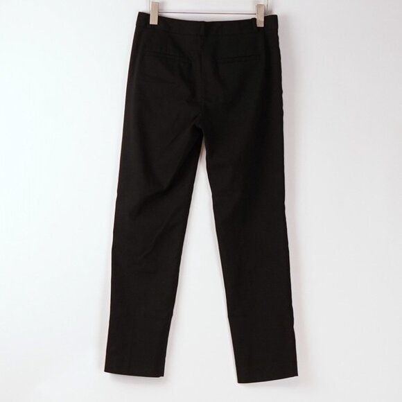 Banana Republic RYAN Straight Leg Pants Black - Size 6 - Picture 2 of 7